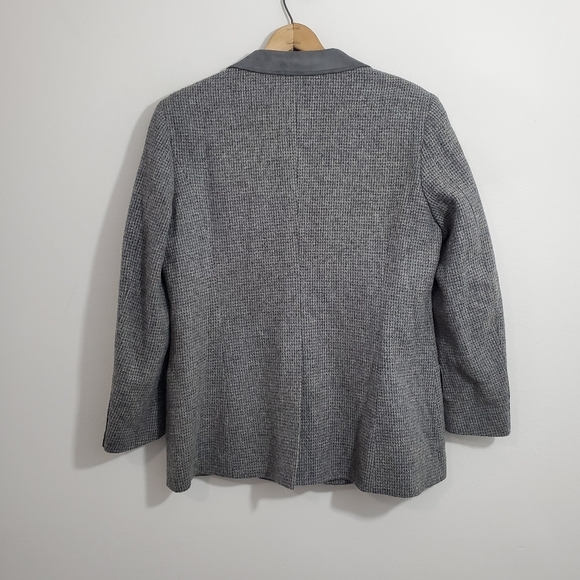 Vintage L.L. Bean Gray Wool Tweed Jacket - Picture 2 of 4